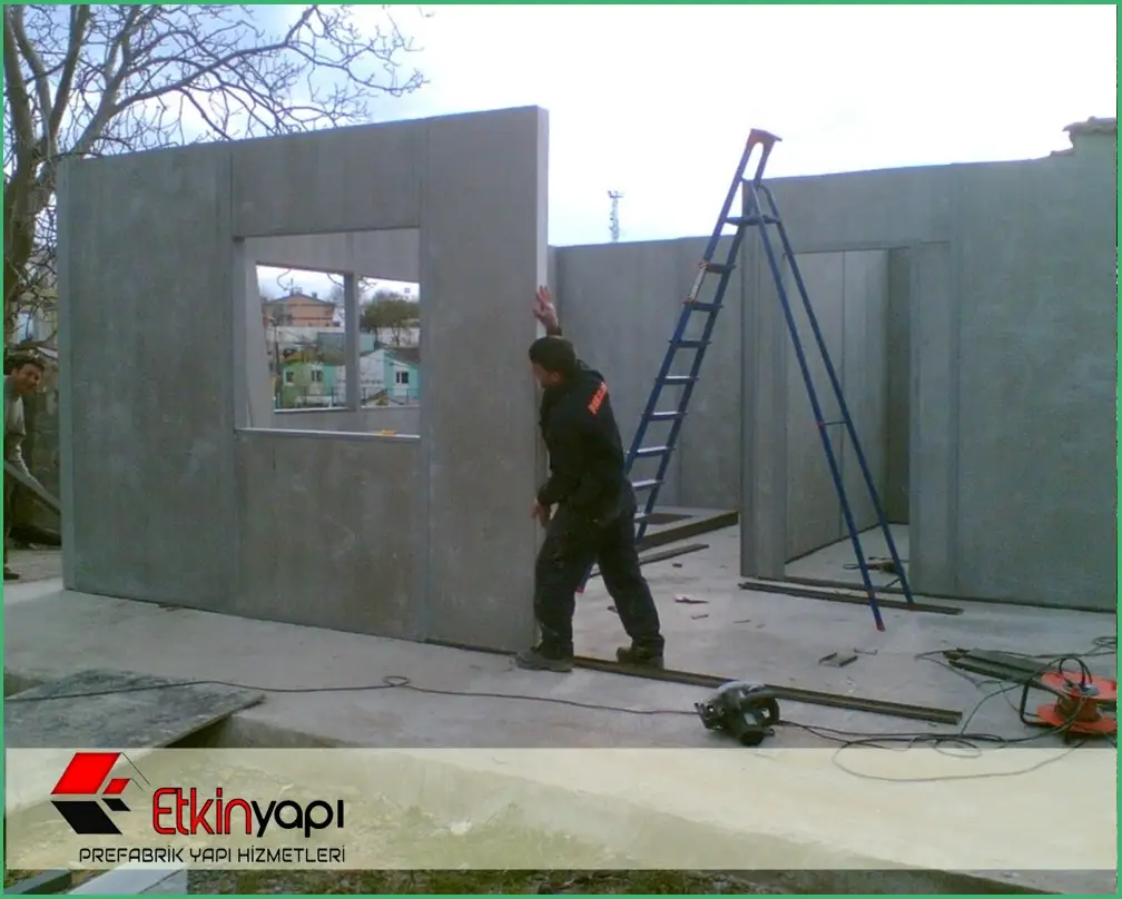 Prefabrik Bina Montajı - Şantiye ve Ofis Yapıları