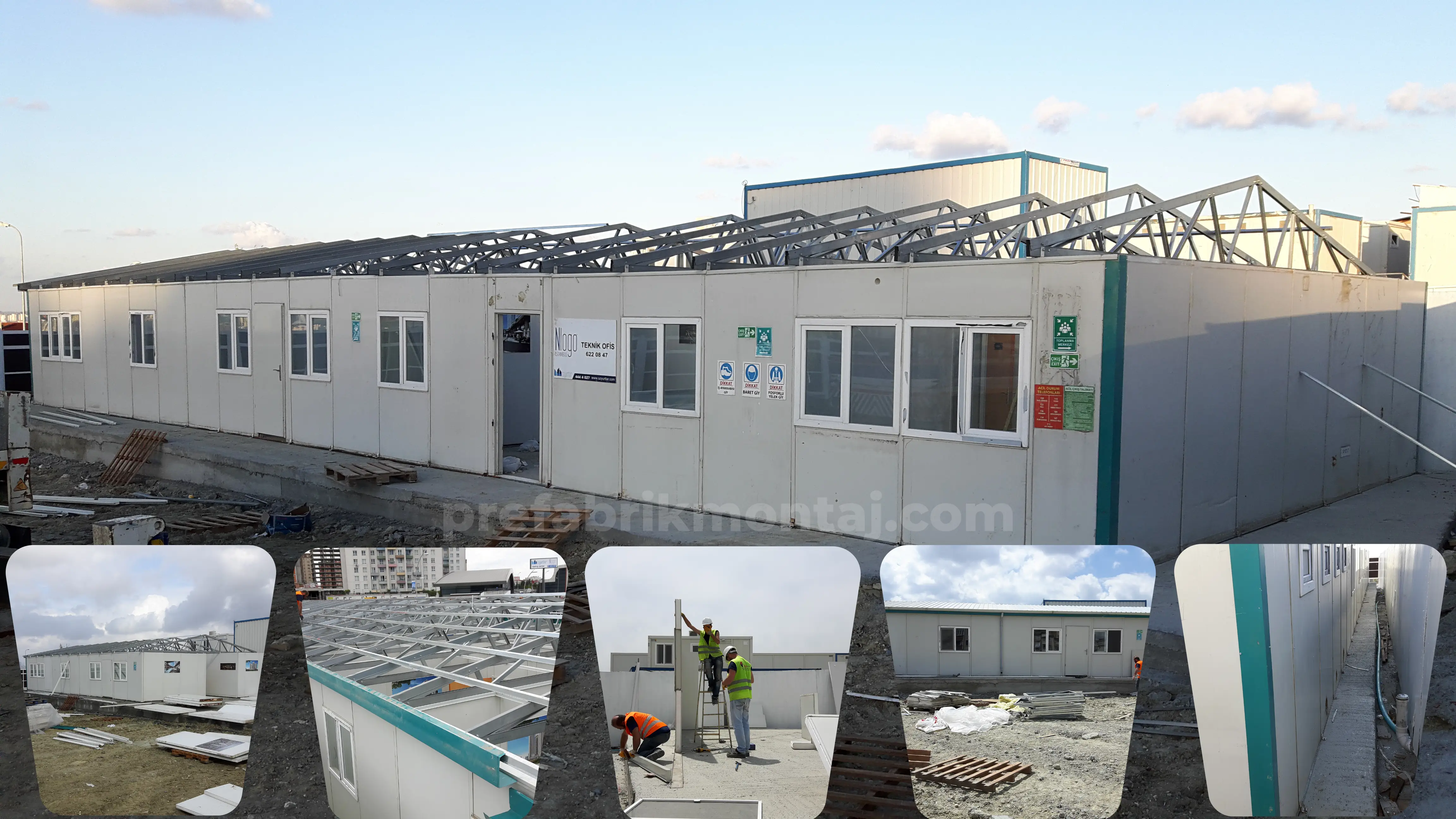 Prefabrik ofis sökümü ve montajı