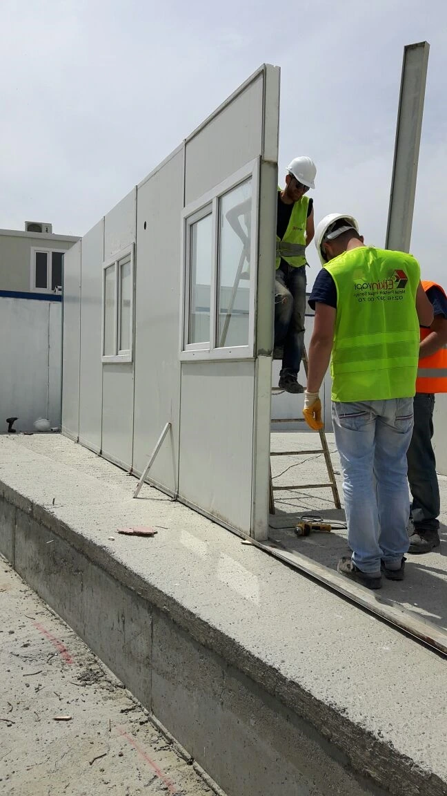 prefabrik ev montajı